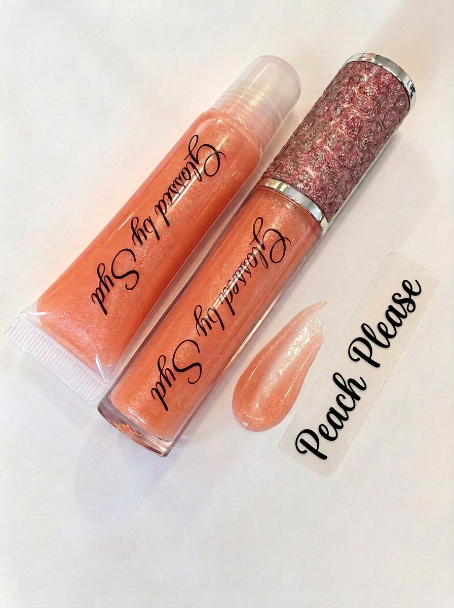 Peach Please lip gloss